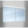 Schlussverkauf 🔥 SCHNEIDER ELECTRIC Schneider O-Line LED Spiegelschrank 012 130/2/LED, 2 Türen, Beleuchtung Oben Und Unten, Ausführung: CH-Norm/Korpus Weiss - 164.330.01.02 ❤️