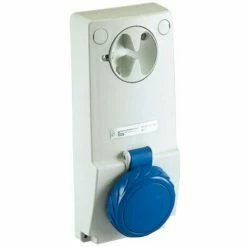 Bestpreis ✔️ Schneider Vertikale Verriegelte Steckdose 2X16A+E 220V IP65 82081 👍