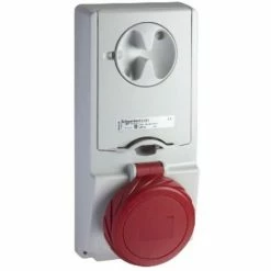 Beste Bewertungen von 😀 SCHNEIDER ELECTRIC Schneider Vertikale Verriegelte Steckdose 3X16A+E 400V IP65 82185 🔔