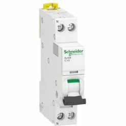 Schlussverkauf ⌛ SCHNEIDER ELECTRIC Motorschutzschalter Schneider Acti9 1P+N 16A 4,5 KA C 1M IC40A A9P52616 👏