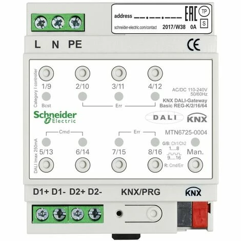 Schneider Electric KNX DALI-Gateway Basic MTN6725-0004 Billig 👏 Schneider Electric KNX DALI-Gateway Basic MTN6725-0004 🛒 -SCHNEIDER ELECTRIC SHOP 30900280 1