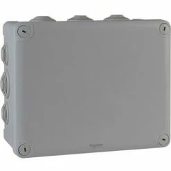 Bester Verkauf 💯 SCHNEIDER ELECTRIC Mureva FR-Abzweigdose 225x175x100 RAL7035 Grau IP55 12Einf. 😍