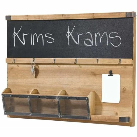 SCHNEIDER ELECTRIC Regal Noah mit Tafelfläche - Memoboard mit Kreidetafel Organizer Rustikal Bestpreis ⭐ SCHNEIDER ELECTRIC Regal Noah Mit Tafelfläche - Memoboard Mit Kreidetafel Organizer Rustikal 😍 -SCHNEIDER ELECTRIC SHOP 45872663 2