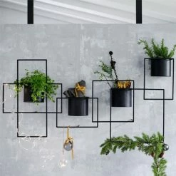 Angebote 👏 SCHNEIDER ELECTRIC Wand-Objekt Pflanztopf Bestehend Aus 4 Pflanzgefäße Gartendeko - B135 X H65 Cm 🤩