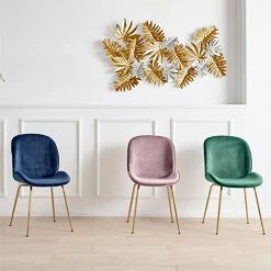 Besorgen 😀 SCHNEIDER ELECTRIC Stuhl Velvet - Samtbezug Grün Esszimmerstuhl Besucherstuhl Metall Max. 120kg 🔔 -SCHNEIDER ELECTRIC SHOP 45872747 4