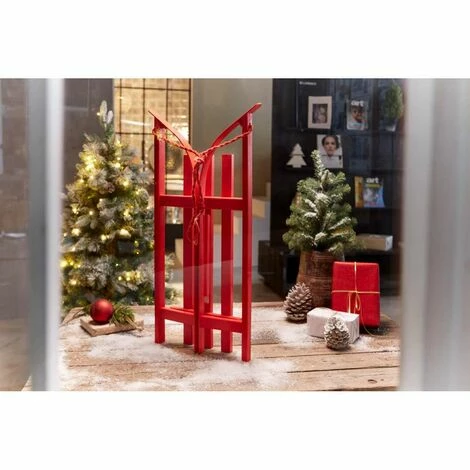 SCHNEIDER ELECTRIC Deko-Objekt Schlitten Weihnachtsdeko Holz rot Schaufensterdeko L74 x B31 x H16cm Billig 👍 SCHNEIDER ELECTRIC Deko-Objekt Schlitten Weihnachtsdeko Holz Rot Schaufensterdeko L74 X B31 X H16cm ✨ -SCHNEIDER ELECTRIC SHOP 45872768 2