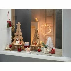 Brandneu ⌛ SCHNEIDER ELECTRIC Deko-Objekt-Set 2-tlg. X-Mas-Tanne Mit Ablagefläche Stern-Spitze Eck-Regal Deko ⭐