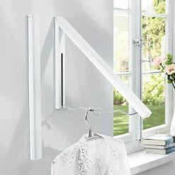 Rabatt ⭐ SCHNEIDER ELECTRIC Garderobe Kroko Weiß Wandgarderobe Kleiderständer Eisen - Ca. B42 X T4,5 X H37cm ⌛