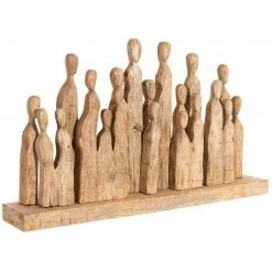 Auslauf ⌛ SCHNEIDER ELECTRIC Deko-Objekt Tischdeko Wohnzimmerdekoration Crowd Mangoholz Handarbeit 61 X 35 Cm 💯 -SCHNEIDER ELECTRIC SHOP 45872851 3