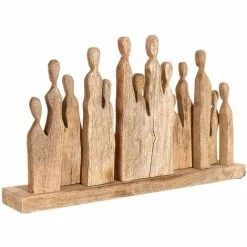 Auslauf ⌛ SCHNEIDER ELECTRIC Deko-Objekt Tischdeko Wohnzimmerdekoration Crowd Mangoholz Handarbeit 61 X 35 Cm 💯 -SCHNEIDER ELECTRIC SHOP 45872851 4