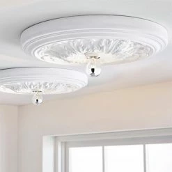 Bestpreis ⭐ SCHNEIDER ELECTRIC Deckenleuchte Stuck Deckenlampe Wohnzimmer Beleuchtung Flurleuchte Barock Stil 💯