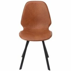 Aktion 🌟 SCHNEIDER ELECTRIC Stuhl Greg - Hellbrsune Lederoptik, Mattschwarze Beine Esszimmerstuhl Metall 😍 4 Aktion 🌟 SCHNEIDER ELECTRIC Stuhl Greg - Hellbrsune Lederoptik, Mattschwarze Beine Esszimmerstuhl Metall 😍 -SCHNEIDER ELECTRIC SHOP 45873321 3