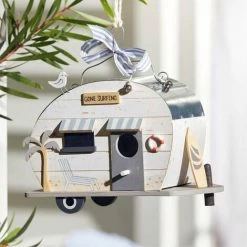 Billig ⌛ SCHNEIDER ELECTRIC Vogelhaus Beach Paradise Vogelhäuschen Vogelfutterhaus Futterhaus DEKO Garten 🌟