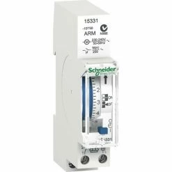 Bestes Angebot 😉 Schneider Electric 15331 Hutschienen-Zeitschaltuhr Analog 230 V ⭐