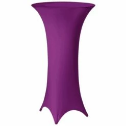 Großhandel 😀 SCHNEIDER ELECTRIC Bistrotisch Stretchbezug Stehtisch-Husse Ø 60 Cm Tischschutz Stretch-Husse Lila 🧨