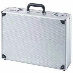 Billig ⌛ SCHNEIDER ELECTRIC Aluminium Aktenkoffer Alu Businesstasche Zwei Zahlenschlösser 46 X 36 X 13 Cm 🌟