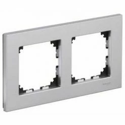 Großhandel ⌛ SCHNEIDER ELECTRIC Rahmen 2 Elemente ELEGANCE Aluminium 👏