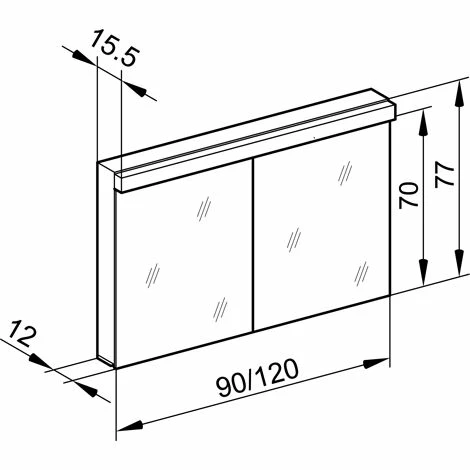 SCHNEIDER ELECTRIC Schneider Spiegelschrank LOWLine 90 / 2 / LED, 151.290, Ausführung: CH-Norm/Korpus weiss - 151.290.01.02 Billig 💯 SCHNEIDER ELECTRIC Schneider Spiegelschrank LOWLine 90 / 2 / LED, 151.290, Ausführung: CH-Norm/Korpus Weiss - 151.290.01.02 ⌛ -SCHNEIDER ELECTRIC SHOP 59504612 2