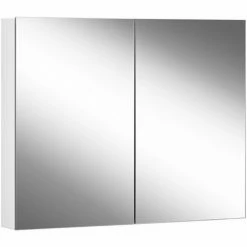 Bestes Angebot 🔔 SCHNEIDER ELECTRIC Schneider EASY Line Comfort Spiegelschrank, 2 Doppelspiegeltüren, 90x70x12cm, 177.090., Ausführung: EU-Norm/Korpus Weiss - 177.090.02.02 🤩