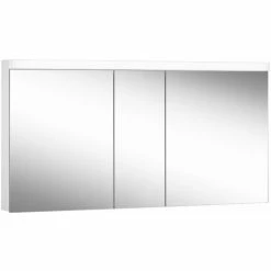 Bestes Angebot 🎉 SCHNEIDER ELECTRIC Schneider DAILY Line Ultimate LED Lichtspiegelschrank, 3 Doppelspiegeltüren, 150x74,8x13cm, 178.150.02.02, Ausführung: CH-Norm/Korpus Weiss - 178.150.01.02 🛒