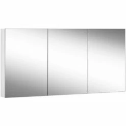 Besorgen 🤩 Schneider EASY Line Comfort Spiegelschrank, 3 Gleichgrosse Doppelspiegeltüren, 150x70x12cm, 177.151., Ausführung: EU-Norm/Korpus Weiss - 177.151.02.02 ⌛
