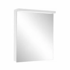 Angebote 💯 SCHNEIDER ELECTRIC Schneider ADVANCED Line Ultimate LED Lichtspiegelschrank, 1 Tür Anschlag Wechselbar, Steckdose Rechts, 59,5x72,6x17,8cm, 188.062., Ausführung: CH-Norm/Korpus Silber Eloxiert - 188.062.01.50 👏