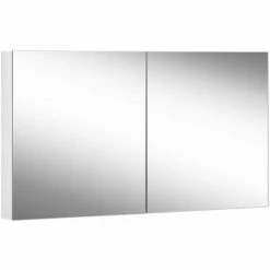 Bester Verkauf 🎉 SCHNEIDER ELECTRIC Schneider EASY Line Comfort Spiegelschrank, 2 Doppelspiegeltüren, 140x70x12cm, 177.140., Ausführung: CH-Norm/Korpus Weiss - 177.140.01.02 🌟