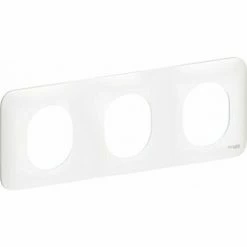 Billig 🎉 OVALIS - ABSCHLUSSPLATTE - 3 HORIZONTALE PFOSTEN SCHNEIDER ELECTRIC S260706 🔔