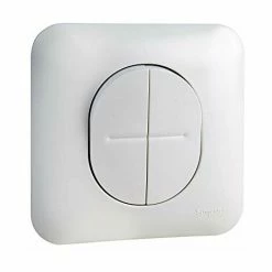 Neu ✔️ SCHNEIDER OVALIS COMBIN ZU UND VON + 10 A PUSH MIT PLATTE SCHNEIDER ELECTRIC SCHS260285 👍