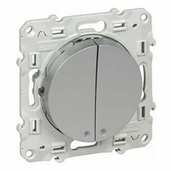 Bestpreis 🌟 SCHNEIDER ELECTRIC - ODACE, ALU BELEUCHTETER DRUCKTASTER, 10 A, SCHRAUBE, BLAUE LED 0,15 MA POSITION - S530276 ❤️