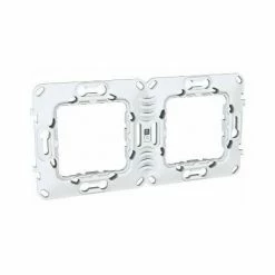 Neu 😀 UNICA - BEFESTIGUNGSHALTER - 2 Pfosten - ZAMAC SCHNEIDER ELECTRIC SCHMGU7.004.P ⌛