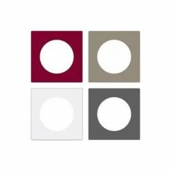 Neu 🔥 SCHNEIDER ELECTRIC SCHNEIDER ODACE YOU TRANSPARENT ALU, SATZ MIT 2 BLÄTTERN 4 FARBEN, 1 SCHNEIDER ELEKTROSTATION SCHS5309421 🥰