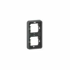 Aktion 🎉 SCHNEIDER ELECTRIC SCHNEIDER - RAHMEN 2 VERTIKALE Pfosten - EINGESETZT - IP55 - IK08 - GRAUER MUREVA-STIL - MUR34151 🧨