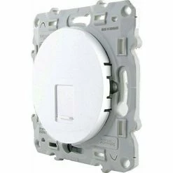 Aktion 😍 SCHNEIDER ELECTRIC RJ45-BUCHSE CAT GORY 6 STP - WEISS - SCHRAUBENBEFESTIGUNG - SCHNEIDER ODACE ⌛