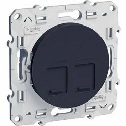 Beste Bewertungen von 🔔 SCHNEIDER ELECTRIC - ODACE, DOPPELSOCKEL RJ45 ANTHRAZIT, OHNE STECKER - S540410 💯