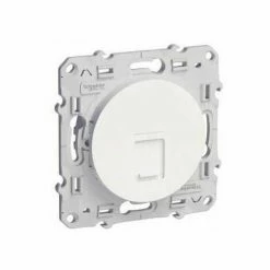 Schlussverkauf 👍 SCHNEIDER ELECTRIC S520475 RJ45 CAT 6 UTP-BUCHSE, WEIß 🎉