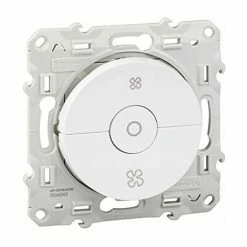 Aktion 🧨 SCHNEIDER ELECTRIC - ODACE, WEISSER VMC-SCHALTER, MIT AUS-POSITION, SCHRAUBE - S520243 🔥