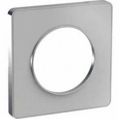 Coupon 🎉 ODACE TOUCH - 1 TOR-ABSCHLUSSPLATTE - ALU SCHNEIDER ELECTRIC 🛒