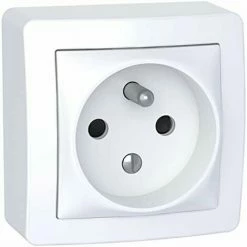 Schlussverkauf 🧨 SCHNEIDER ELECTRIC - ALR A - STECKDOSE - 2P+E - KOMPLETT - POLARWEISS - ALB62272P ⭐