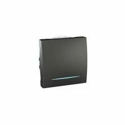 Neu 🛒 SCHNEIDER UNICA GRAPHITE ZWEISEITIG LEUCHTEND (LOKALISIERUNG) 10 A SCHNELLVERBINDUNG 2 MOD. SCHNEIDER ELECTRIC SCHMGU3.203.12N 😉