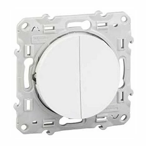 SCHNEIDER ELECTRIC S520273 ODACE, DOPPELTER ZWEIWEGE-BELEUCHTETER SCHALTER, 10 A, WEISS ODACE, ZWEIWEGE + ZWEIWEGE BELEUCHTET Neu 🎁 SCHNEIDER ELECTRIC S520273 ODACE, DOPPELTER ZWEIWEGE-BELEUCHTETER SCHALTER, 10 A, WEISS ODACE, ZWEIWEGE + ZWEIWEGE BELEUCHTET ⭐ -SCHNEIDER ELECTRIC SHOP 67367461 1