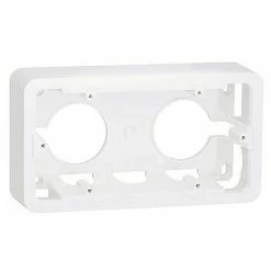 Rabatt 🎁 SCHNEIDER ELECTRIC SCHNEIDER UNICA SURFACE BOX 2 POSITIONEN 4 MODULE WEISS - NU840418 💯