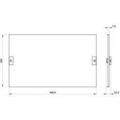 Bestpreis 🔥 SCHNEIDER ELECTRIC Schneider PrismaSet W600/W650 6M LVS03806 Massive Frontplatte 🛒 -SCHNEIDER ELECTRIC SHOP 70413324 2