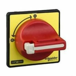 Billig 😀 SCHNEIDER ELECTRIC Vorderer Drehknopf, Roter Griff Mit 1/3 Vorhängeschlössern 😍