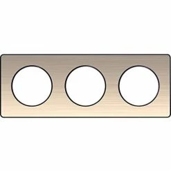 Blitzangebot 🥰 SCHNEIDER ELECTRIC - ODACE TOUCH, BRONZEPLATTE BROSS LISER ANTHRAZIT 3 POSITIONEN HORIZ./VERT. 71MM - S540806L 🤩