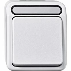 Bestpreis 😀 Schneider Electric 1 Stück Feuchtraum-Schalterprogramm Komplett Taster AQUASTAR Polarweiß 4074987 🧨